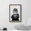 Dark Grizzly - Single Picture Frame Print-1907446792