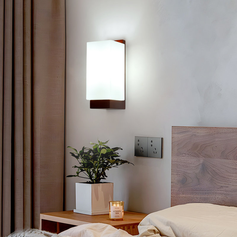 Glass Flush Mounted Sconce