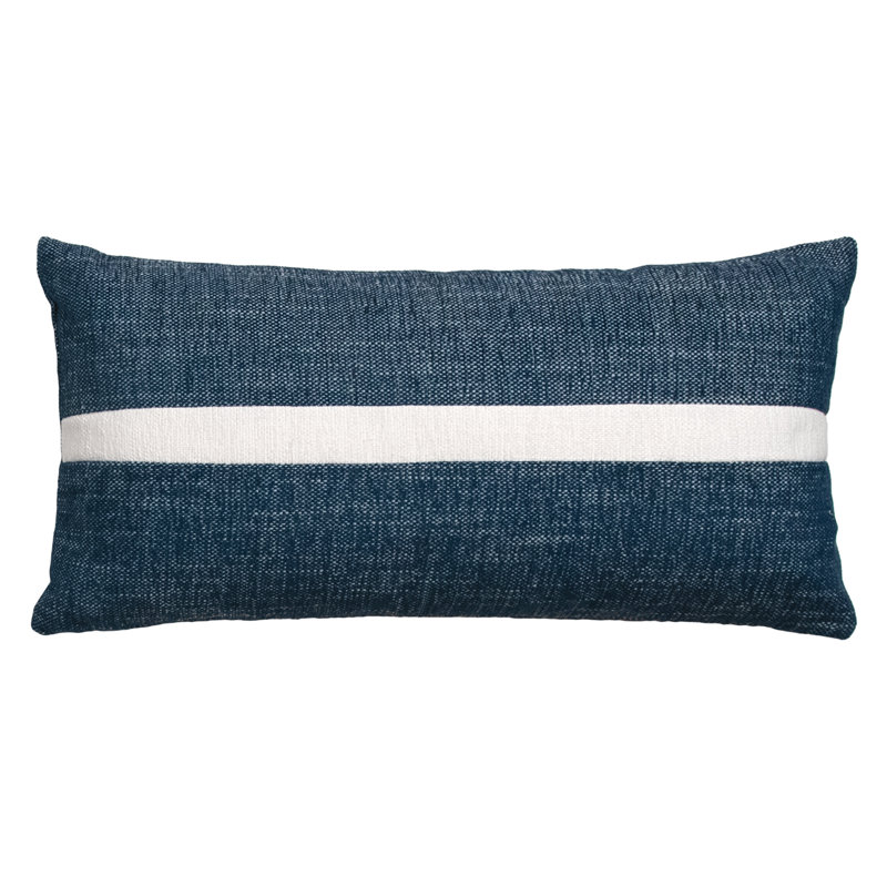 Elements Square Indoor/Outdoor Pillow Cover & Insert, Square 18", Mariner