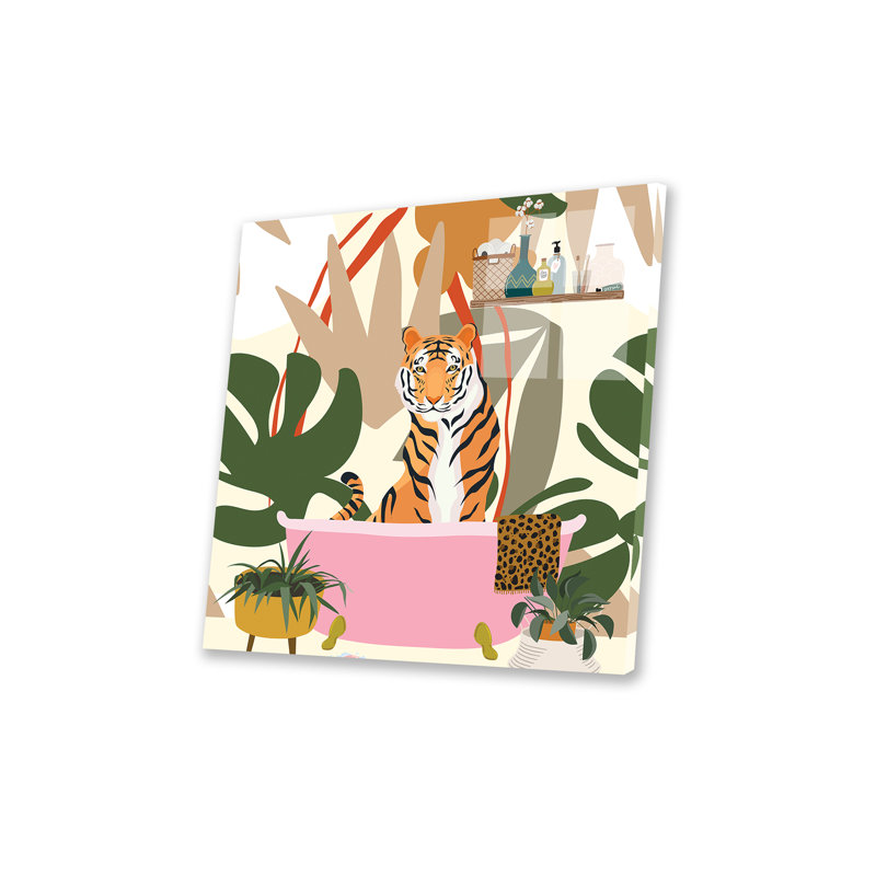 Tigre dans la baignoire par Jania Sharipzhanova