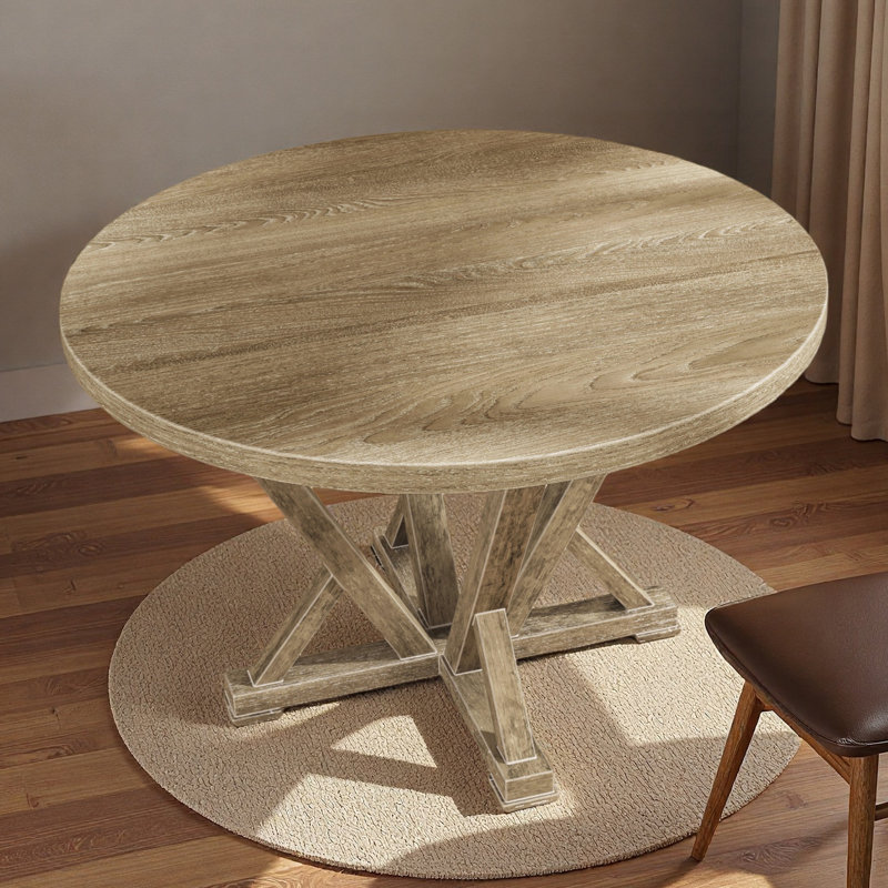 Table de salle à manger ronde Modern Farmhouse