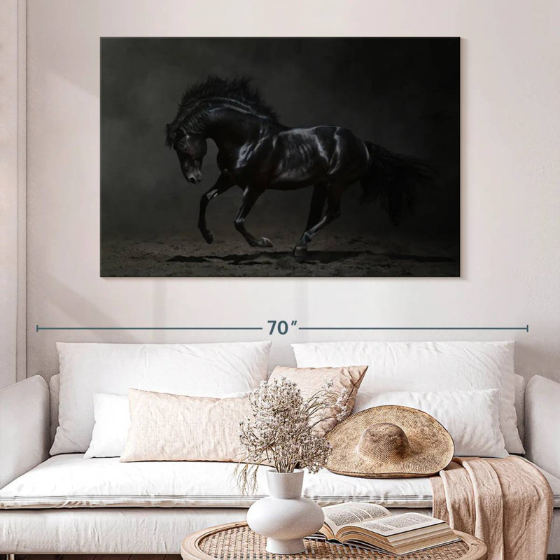 Brampt Dark Horse, 34" H x 51" W