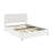 Queen Size Upholstered Storage Platform Bed with 2 Drawers, Curved Tufted Boucle Headboard, Wooden Slat Support, Ivory