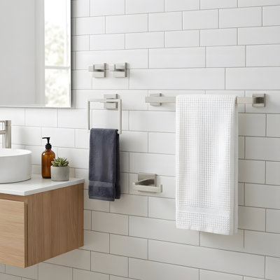 5 Pieces Bathroom Hardware Accessories Set Towel Bar Set Wall Mounted,Stainless Steel
