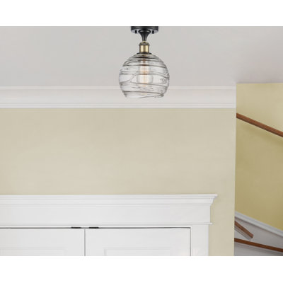 Anie Glass Semi Flush Mount