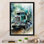 Camion semi-lourd II - impressions sur toile
