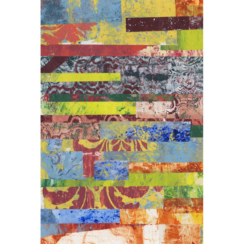 Monoprint Collage I, H 12 po x l 8 po