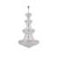 Lustre unique à niveaux 42 lumières avec accents de cristal Ston Easton-32478482-32478480