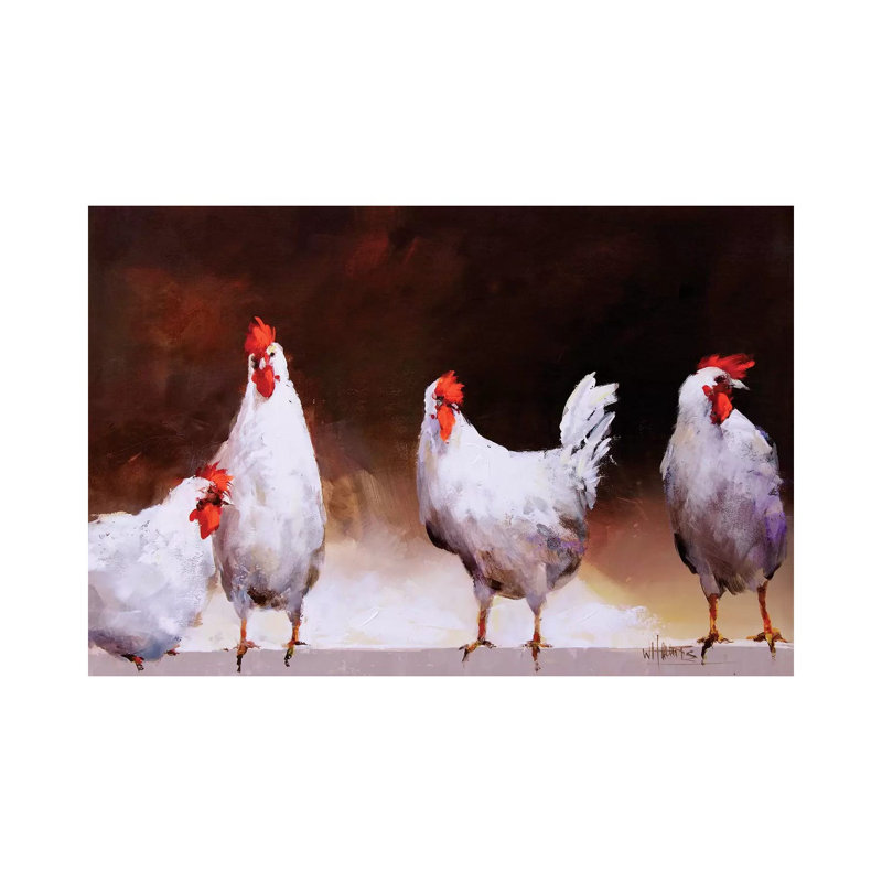 Chicken I by Willem Haenraets - Wrapped Canvas Gallery-Wrapped Canvas Giclée, 20.32 cm H x 30.48 cm W