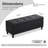 50.5" W Tufted Faux Leather Upholstered Storage Bench-1557305046
