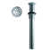 High-Flow Grid 1.25" Grid Bathroom Sink Drain without Overflow