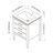 Stewie 24'' Single Bathroom Vanity with White Ceramic Top – Soft Close Drawers & Freestanding Design-649049626