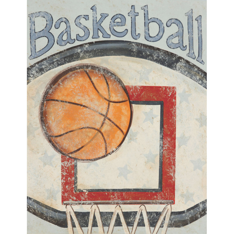"Backboard" par Reesa Qualia, reproduction sur toile tendue, H 31 po x l 24 po x P 1,5 po