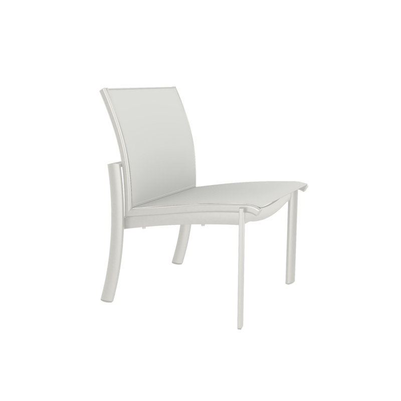 Kor Outdoor Dining Side Chair, Shell, Bogota