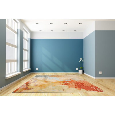 Hand-Tufted Viscose Palermo Rug , Multicoloured Area Rug for Living Room, Bedroom, Office, & Home Décor , Stylish & Durable Design to Elevate Any Space