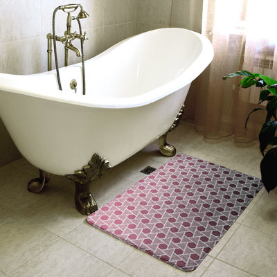 Katelyn Elizabeth Memory Foam Non-Slip Bath Rug