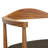 Dining chair home solid wood cream wind