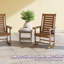 Chaises à haut dossier et chaises berçantes d'extérieur 2 pièces-1116570961