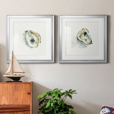 «Old Salt Shell I», ensemble de 2 reproductions d'art encadrées