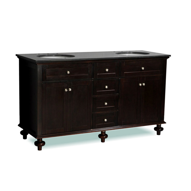 Ensemble de meuble-lavabo double 60 po Daveen