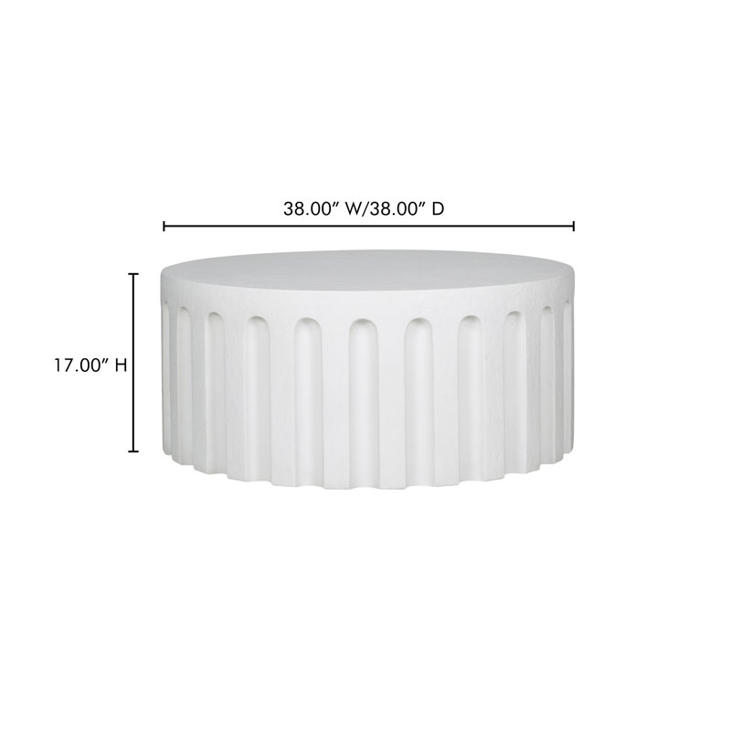 Eris Outdoor Round Coffee Table