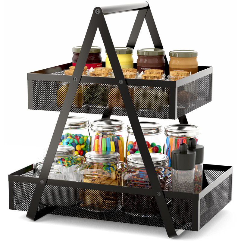 2-Tier Spice Rack (Black)