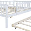 Lit de jour de taille blanche avec lit gigogne et barrières de sécurité-1603316390-1603316385