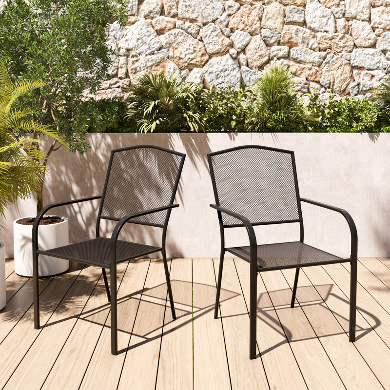 Chaise de salle à manger d'extérieur Katonna