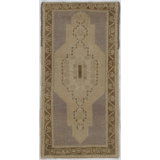 Vintage One-of-a-Kind Runner 1'8" X 3'4" Hand Knotted Area Rug