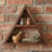 Leann Fir Wood Floating Shelf