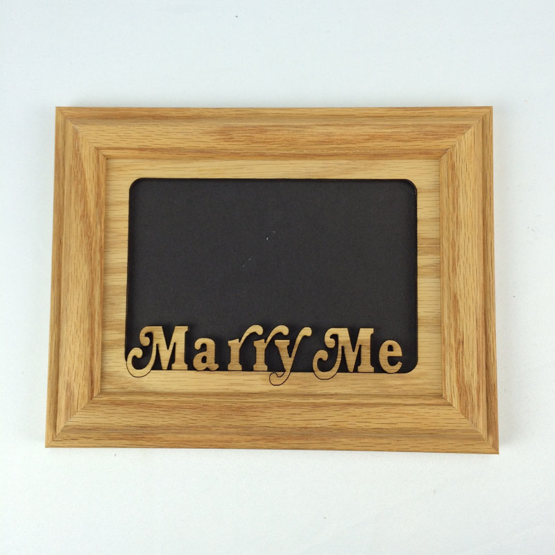 Solid Wood Single Picture Frame, Vertical