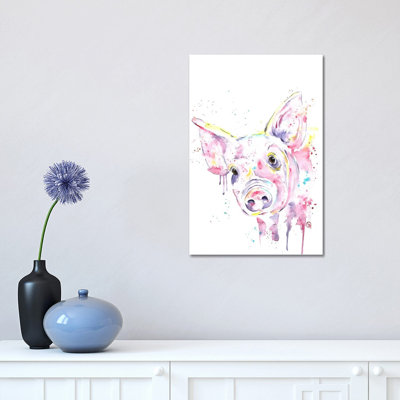 This Little Piggy by Lisa Whitehouse - Wrapped Canvas Painting