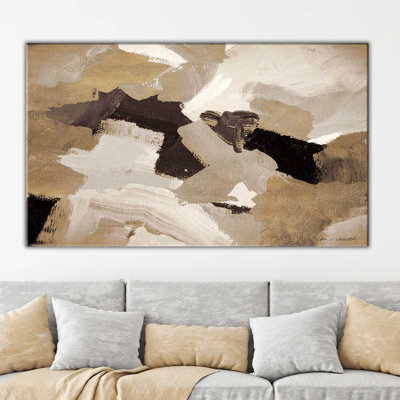 Muted Abstract II - Wrapped Canvas Painting