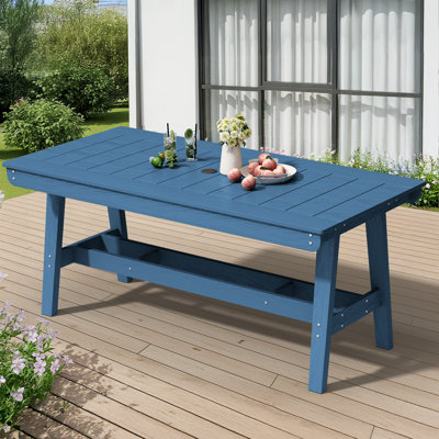 67.91"HDPE Outdoor Dining Table