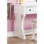 Ensemble de coiffeuse moderne unique pour chambre à coucher avec tabouret, miroir pliable, tiroirs, placage en MDF, meuble de toilette 1 pièce-66783891