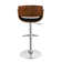 Watlington Swivel Upholstered Adjustable Height Counter Stool