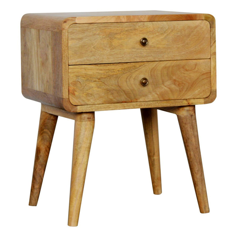 Onamia 17.72'' W Solid Wood Nightstand