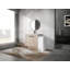 Meuble-lavabo autoportant de 48 pouces avec lavabo en céramique et armoires de rangement, porte à fermeture en douceur, armoire combinée 02436 + 0312, ensemble KD-125515217-125515215