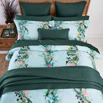 Ted Baker Magnolia Art Print Full/Queen Comf Set Multi