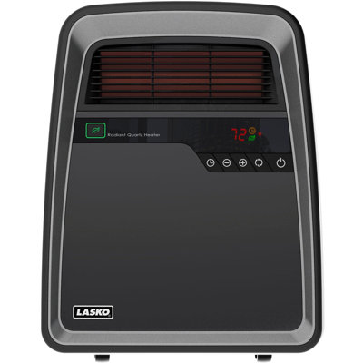 Lasko QB16103 Portable Electric 1500W Infrared Quartz Space Heater with Remote