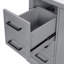 Meuble-lavabo de salle de bain avec lavabo en céramique, tablette réglable, tiroirs de rangement et porte à fermeture en douceur-1508022356