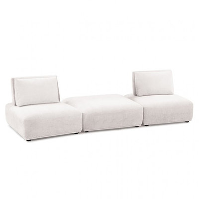 Wayzata 2-seater Loveseat With Square Ottoman