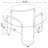 Dutton Chrome Round Glass Top Coffee Table