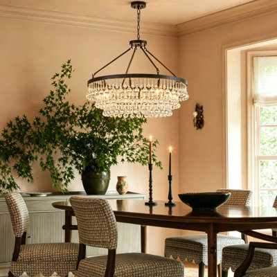 Alissya 10 - Light Dimmable Tiered Chandelier