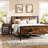 Nightstand Sets For 2, Industrial Side Table With Drawer And Storage Shelf