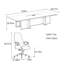 Ensembles de tables de conférence modernes Modern Large-876891884