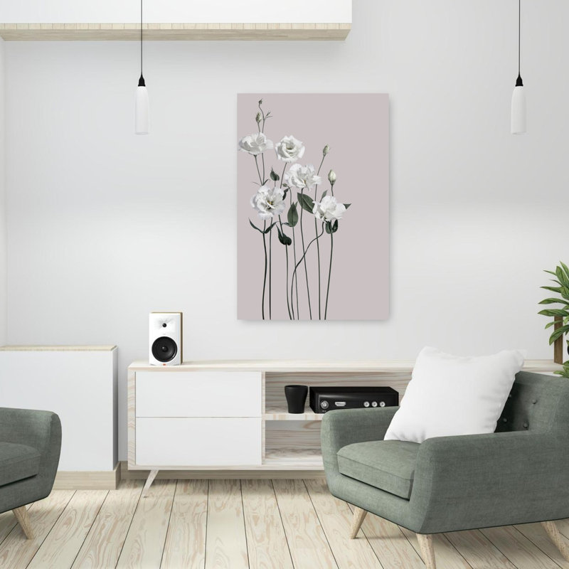 Flower 1 Abstract Contemporary Art, 36" H x 24" W