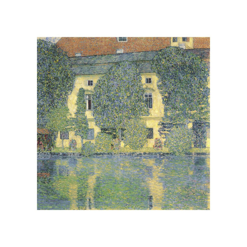 «The Schloss Kammer on the Attersee III» par Gustav Klimt - Estampe numérique, H 16 po x l 20 po