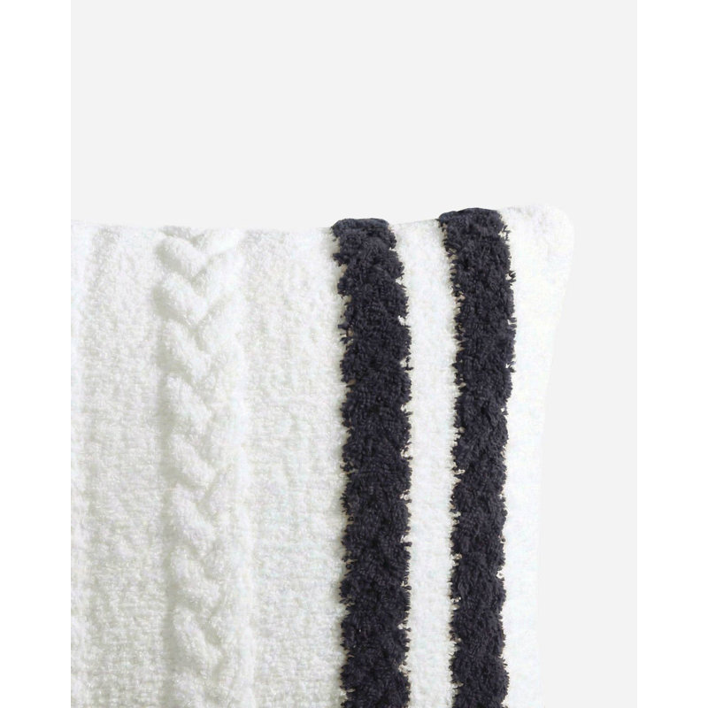 Coussin Snug, Blanc cassé / minuit
