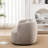 Sydney 34" Wide Boucle Upholstered Swivel Armchair-1980456829